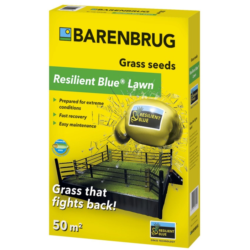 Barenbrug Resilient Blue Lawn – Професионална тревна смес за екстремни условия – 50 m²