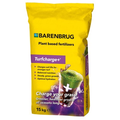 Barenbrug Turfcharge+ 15 кг – Професионален растителен тор за тревни площи