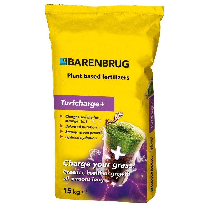 Barenbrug Turfcharge+ 15 кг – Професионален растителен тор за тревни площи